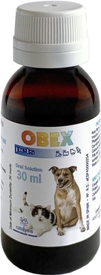 Обекс Catalysis Obex вітамінний сироп при надмірній вазі, порушеннях обміну речовин у котів і собак, 30 мл (2306202314) 6724 фото