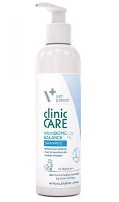 Clinic Care Microbiome Balance VetExpert шампунь для балансу мікробіома шкіри у котів та собак, 250 мл 11540 фото