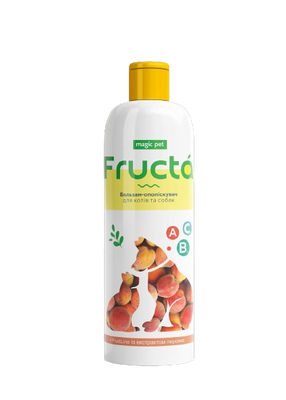 Magic Pet Fructa бальзам-ополіскувач з екстрактом персика для котів і собак, 220 мл (9020) 6624 фото