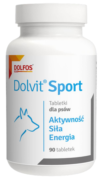 Долвіт Спорт Dolvit Sport Dolfos вітаміни для активних, спортивних, робочих собак, 90 таблеток 592 фото