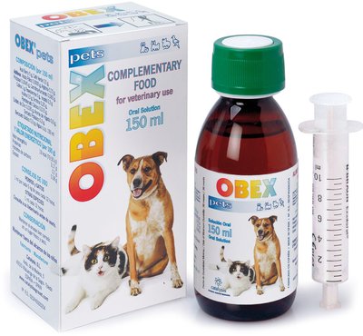 Обекс Catalysis Obex витаминный сироп при избыточном весе, нарушениях обмена веществ у кошек и собак, 150 мл (2306202313) 6725 фото