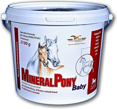 МінералПоні Бебі Orling MineralPoni Baby мінерало-колагенне харчування для кісток та суглобів коней, 2100 гр 5643 фото