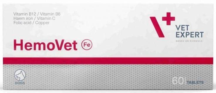 Гемовет Ветэксперт HemoVet Vetexpert для собак с симптомами анемии, 60 таблеток 631 фото