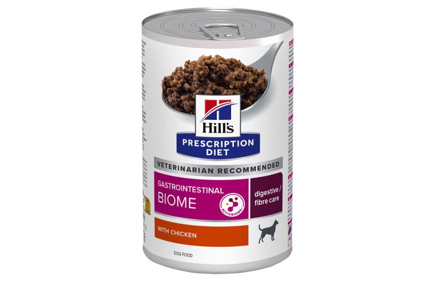 Хілс Hill's PD Canine Gastrointestinal Biome Chicken вологий корм з куркою при захворюваннях ШКТ у собак, 370 гр (607719) 7726 фото