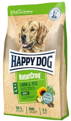 Happy Dog Naturcroq Lamm & Reis сухой корм с ягнёнком и рисом для собак с чувствительным пищеварением, 4 кг (60528) 6881 фото