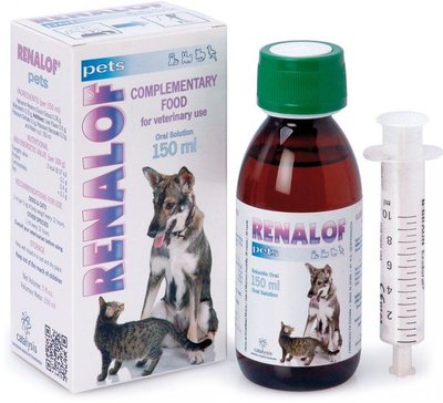 Реналоф Catalysis Renalof вітамінний сироп для поліпшення роботи сечовивідної системи в котів і собак, 150 мл (2306202315) 6728 фото