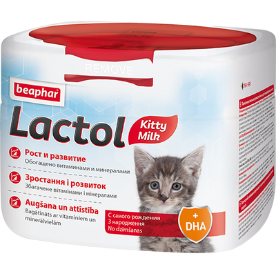 Молоко сухе Бефар Lactol Kitty Milk Beaphar молочна суміш для вигодовування кошенят, 250 гр 5058 фото