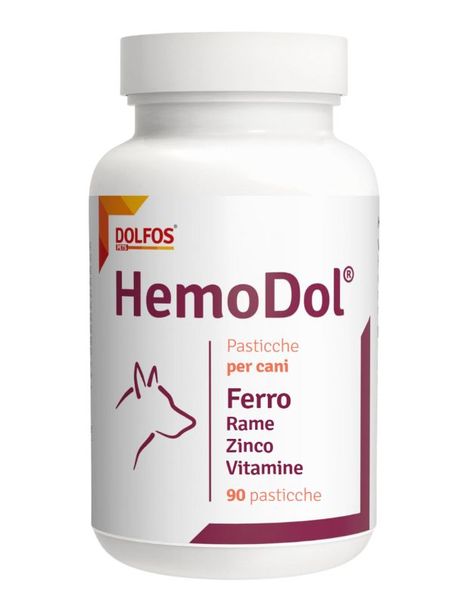Гемодол Hemodol Dolfos нормалізує фізіологічний баланс крові у собак, 90 таблеток 597 фото