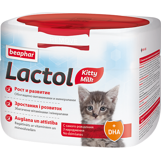 Молоко сухе Бефар Lactol Kitty Milk Beaphar молочна суміш для вигодовування кошенят, 250 гр 5058 фото