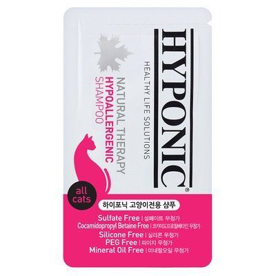 Hyponic Hypoallergenic, гипоаллергенный шампунь с подсолнечным маслом и жожоба, д/котов, 10 мл. H2SH1AL0010HYKNN фото