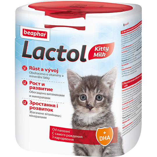 Молоко сухое Бефар Lactol Kitty Milk Beaphar молочная смесь для вскармливания котят, 500 гр 5060 фото