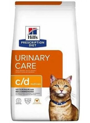 Хілс Hills PD Feline C/D Chicken сухий корм при сечокам'яній хворобі у кішок (струвіти. цистити), 400 гр (605891) 7524 фото