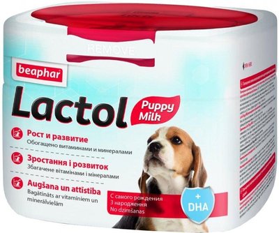 Молоко сухе Бефар Lactol Puppy Milk Beaphar молочна суміш для вигодовування цуценят, 250 гр 5057 фото