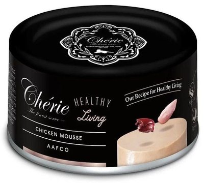 Cherie Healthy Living Chicken Mousse Cat мусс с курицей, беззерновой влажный корм для кошек, 80 гр (CHT21705) 7371 фото