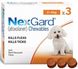 Нексгард Nexgard таблетки от блох и клещей для собак весом от 2 до 4 кг, 3 таблетки 939 фото 1