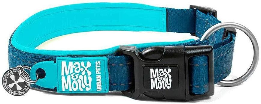 Ошейник Голубое Небо Max & Molly Smart ID Collar Sky Blue/XS с QR-кодом для собак, обхват шеи 22 - 35 см (000007196) 5801 фото