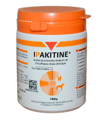 Ипакитине 180 гр Ipakitine для лечения хронической почечной недостаточности у собак и кошек 260 фото