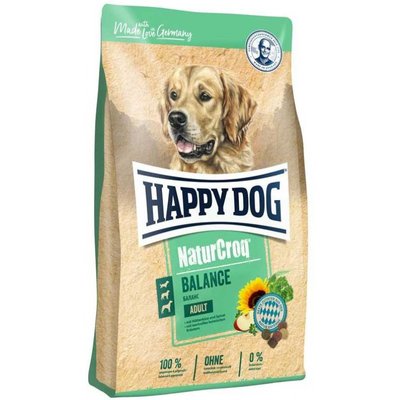 Happy Dog Naturcroq Balance сухий корм із птахом і сиром для дорослих вибагливих собак, 4 кг (60522) 6884 фото