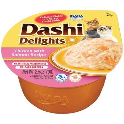 Ласощі INABA "DASHI Delights" для котів, курка з лососем, 70 гр EU868 фото