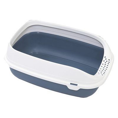 Туалет MPS д/кош с рамкой BETA PLUS SMALL DARK BLUE, 43x31x16 BETA PLUS SMALL D. BLUE фото