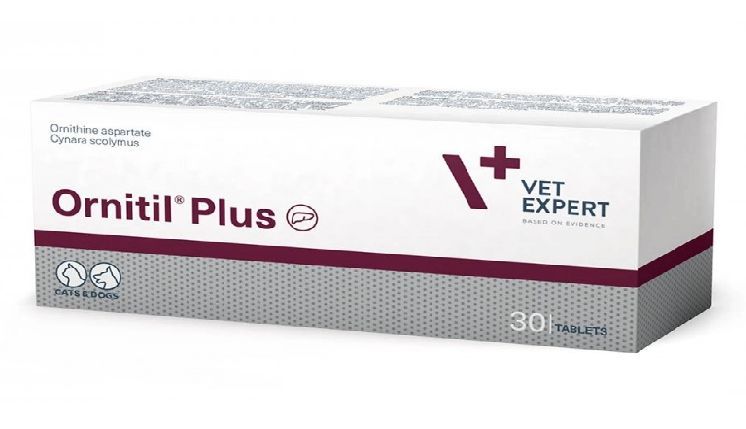 Орнитил Плюс Ornitil Plus Vetexpert для поддержания функций печени у собак и кошек, 30 таблеток 623 фото