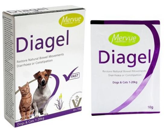 Діагель Mervue Diagel для відновлення природних випорожнень у собак і котів вагою до 20 кг, 10 гр, 1 пакетик (2102306-1) 6734 фото