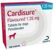 Кардішур 1,25 мг Cardisure підтримка при серцевій недостатності у собак, 10 таблеток 871 фото