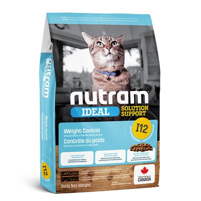 Нутрам I12 Nutram Ideal SS Weight Control Cat корм холістик з куркою для котів з надмірною вагою, 20 кг (I12_(20kg) 7036 фото