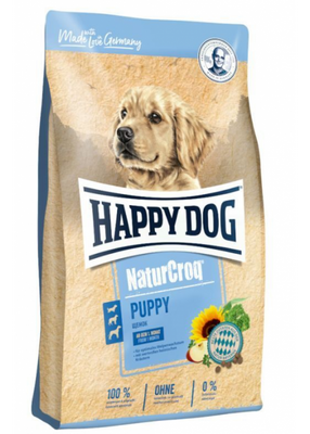 Happy Dog NaturCroq Puppy повнораціонний сухий корм для цуценят усіх порід від 1 до 6 місяців, 4 кг (60515) 6888 фото