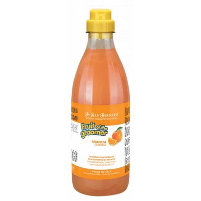 Шампунь Апельсин Iv San Bernard Orange Shampoo с силиконом для слабой выпадающей шерсти собак и кошек, 1 л 5459 фото