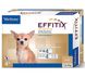Еффітікс 1 - 4 кг Effitix Virbac краплі для собак від бліх, кліщів, комарів, мух, волосоїдів, 4 піпетки 3733 фото 1