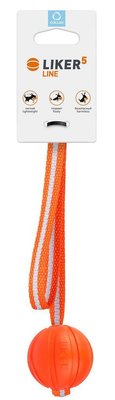 Лайкер Лайн Collar Liker Line м'яч-іграшка на кордовій стрічці для собак, діаметр м'яча 5 см, довжина стрічки 35 см 5254 фото