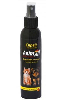 Спрей Анімалл AnimAll Захист місць не призначених для туалету, для котів і собак, 150 мл 7264 фото