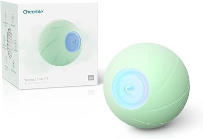 Cheerble Wicked Green Ball PE интерактивный зеленый мяч, игрушка для собак средних и крупных пород (С0722) 6028 фото
