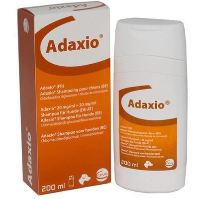 Адаксіо Adaxio (Ceva) шампунь з хлоргексидином та міконазолом для собак, 200 мл 1594 фото