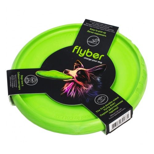 Флайбер Collar Flyber летающая тарелка - игрушка для собак, диаметр 22 см, цвет салатный 5612 фото