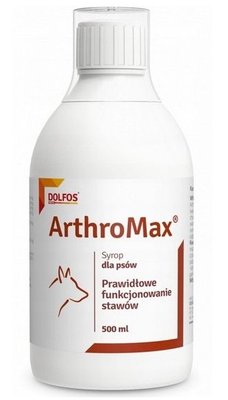 Артромакс Долфос вітамінний сироп хондропротектор з гіалуронової кислотою для собак і кішок, 500 мл 613 фото
