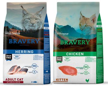 Бравери Bravery сухой корм для кошек