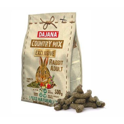 Корм "Country mix EXCLUSIVE" Adult для декоративних кроликів 500г. DP409J фото