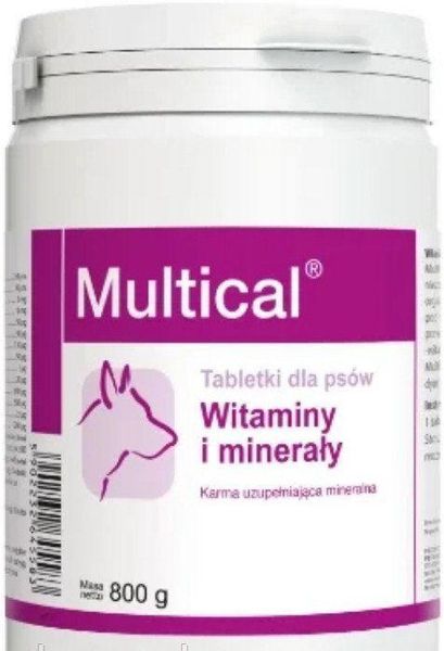 Мультикаль Долфос витаминно-аминокислотно-минеральный комплекс для собак, 510 таблеток 159 фото