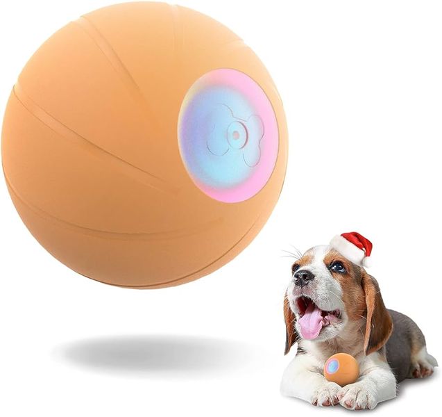 Cheerble Wicked Green Ball PE інтерактивний помаранчевий м'яч, іграшка для собак середніх і великих порід (С1221) 6029 фото
