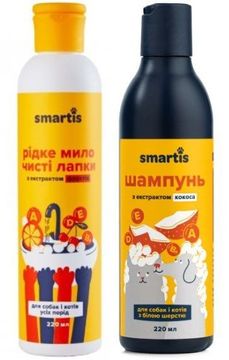 Смартіс Smartis засоби для догляду за кішками та собаками