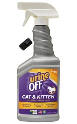 Спрей Тропіклін TropiClean Urine Off для видалення органічних плям та запахів, для котів та кошенят, 500 мл (015489) 5615 фото