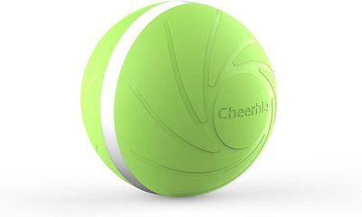 Cheerble Wicked Green Ball інтерактивний зелений м'яч, іграшка для собак і котів (С1802) 6030 фото