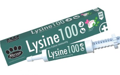Лизин Mervue Lysine 100, паста для поддержания иммунитета при вирусных заболеваниях у кошек, 30 мл (0210202304) 6739 фото