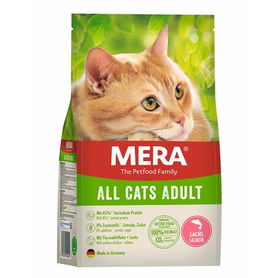 Мера Mera Cats All Adult Salmon Lachs сухий корм із лососем для дорослих котів усіх порід, 400 гр (038574 - 8514) 7040 фото
