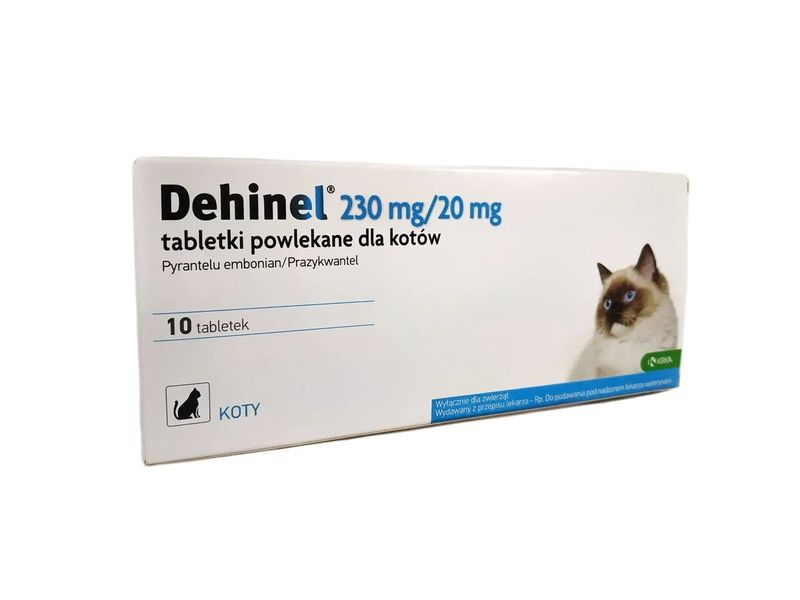 Дехинел для кошек Dehinel таблетки против кишечных гельминтов, 1 таблетка 4994 фото