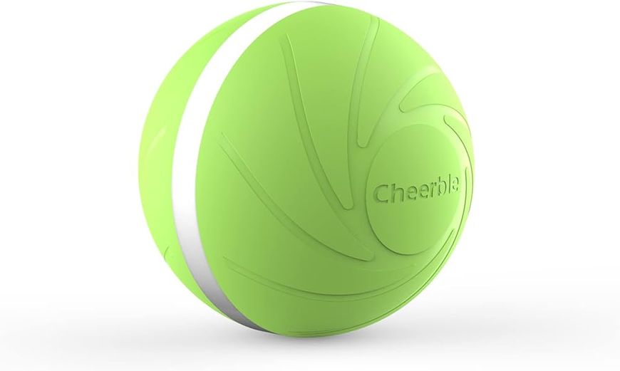Cheerble Wicked Green Ball інтерактивний зелений м'яч, іграшка для собак і котів (С1802) 6030 фото
