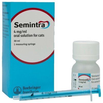 Семінтра 4 мг Semintra пероральна суспензія при хронічній нирковій недостатності (ХНН) у кішок, 30 мл 47 фото