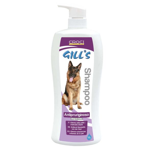 Шампунь Croci Gill's Antipruriginoso антизуд, для собак при аллергических дерматитах, 1 л (C3052132) 5973 фото
